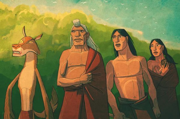 Рецензия на мультфильм «Четыре души Койота» — антимилитаристскую легенду о сотворении мира