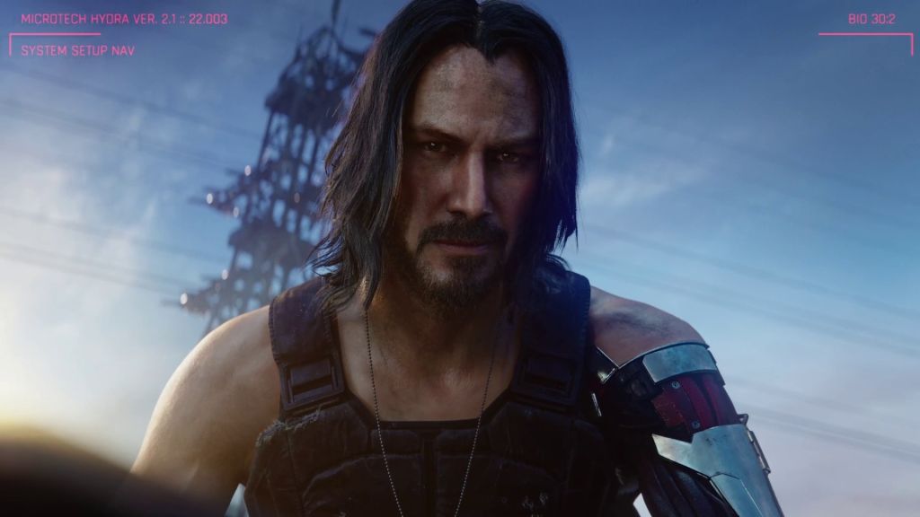 Киану Ривз появился в трейлере игры Cyberpunk 2077