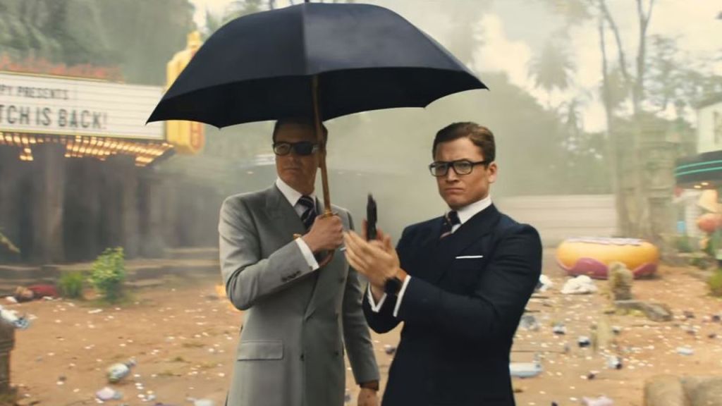 Свежий постер и кадр из экшена «Kingsman: Золотое кольцо»