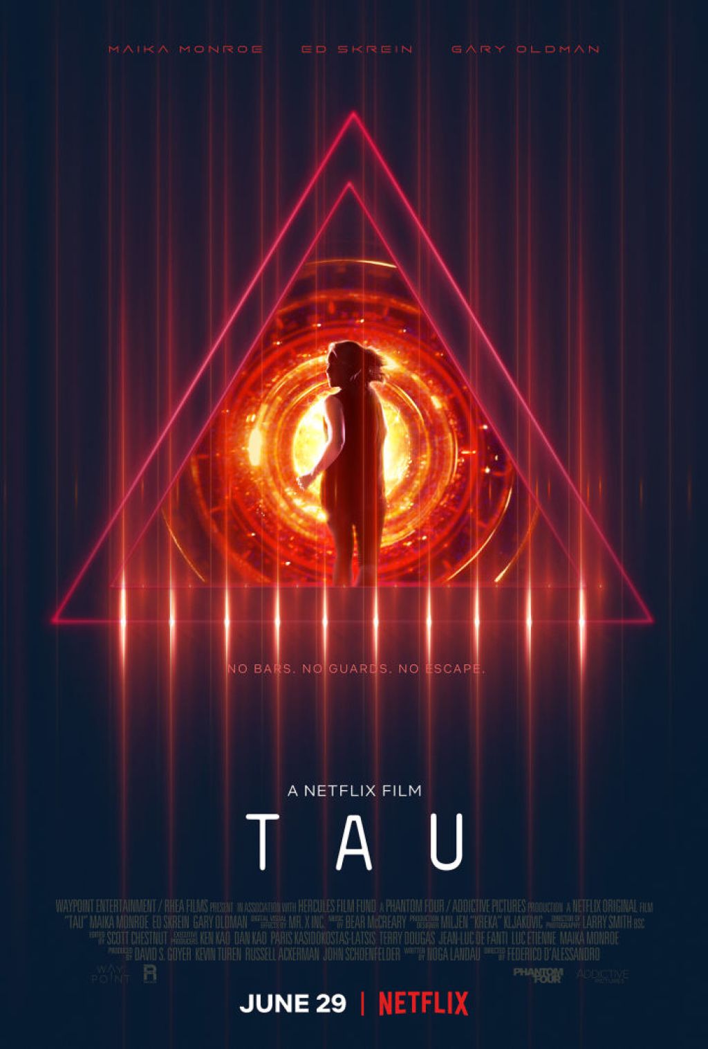 Трейлер sci-fi триллера «Тау» с Майкой Монро и Гэри Олдманом