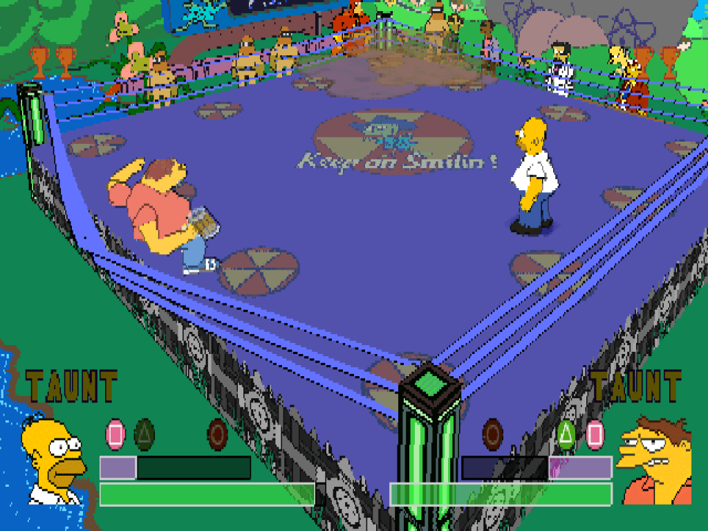 The Simpsons Wrestling