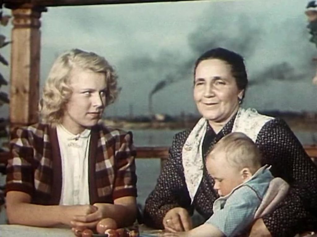 Актеры и роли большая семья 1954 фото