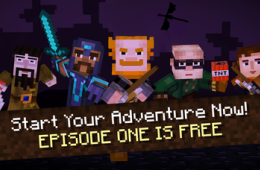 Скриншот из игры «Minecraft: Story Mode»