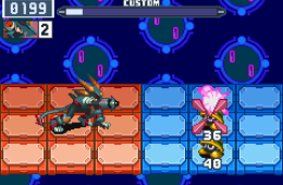 Скриншот из игры «Mega Man Battle Network 6: Cybeast Gregar»