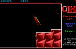 Скриншот из игры «Qix»