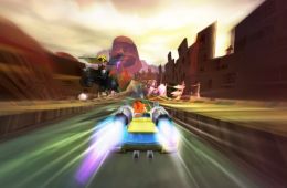 Скриншот из игры «Crash Tag Team Racing»