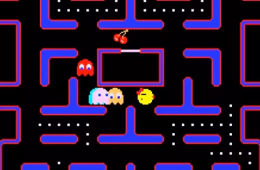 Скриншот из игры «Ms. Pac-Man»