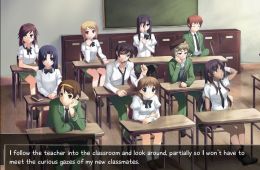 Скриншот из игры «Katawa Shoujo»