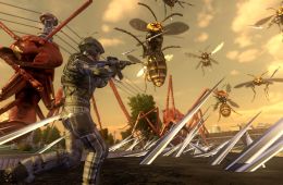 Скриншот из игры «Earth Defense Force 2025»