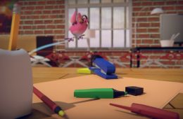 Скриншот из игры «Skatebird»