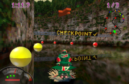 Скриншот из игры «Jet Moto»