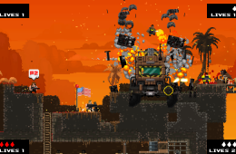 Скриншот из игры «Broforce»