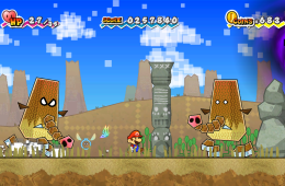Скриншот из игры «Super Paper Mario»