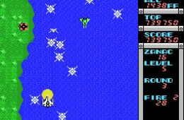 Скриншот из игры «Zanac»