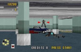 Скриншот из игры «Virtua Cop»