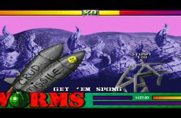Скриншот из игры «Worms»