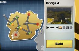 Скриншот из игры «Bridge Constructor»