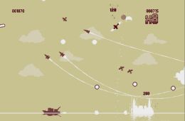 Скриншот из игры «Luftrausers»