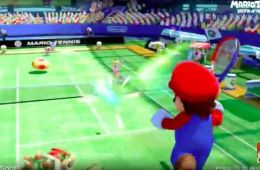 Скриншот из игры «Mario Tennis: Ultra Smash»