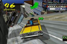 Скриншот из игры «Crazy Taxi»