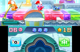 Скриншот из игры «Kirby: Planet Robobot»