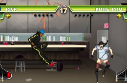 Скриншот из игры «Divekick»