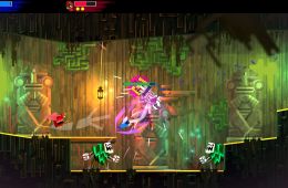 Скриншот из игры «Guacamelee! 2»