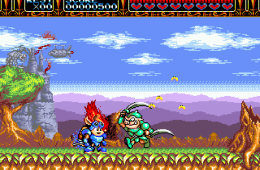 Скриншот из игры «Rocket Knight Adventures»