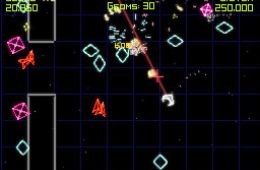 Скриншот из игры «Geometry Wars: Galaxies»