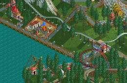 Скриншот из игры «RollerCoaster Tycoon»