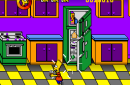 Скриншот из игры «The Simpsons: Bart's Nightmare»