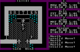 Скриншот из игры «Ultima III: Exodus»