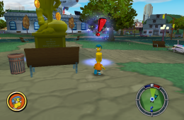 Скриншот из игры «The Simpsons: Hit & Run»