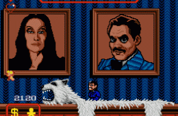 Скриншот из игры «The Addams Family»