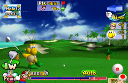 Скриншот из игры «Mario Golf: Toadstool Tour»