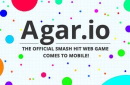Скриншот из игры «Agar.io»