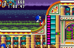 Скриншот из игры «Sonic Advance»