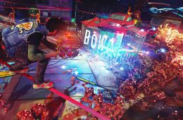 Скриншот из игры «Sunset Overdrive»