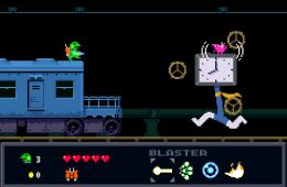 Скриншот из игры «Kero Blaster»