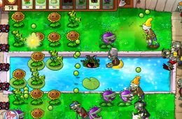 Скриншот из игры «Plants vs. Zombies»