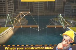 Скриншот из игры «Bridge Constructor»