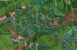 Скриншот из игры «RollerCoaster Tycoon»