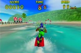 Скриншот из игры «Wave Race 64»