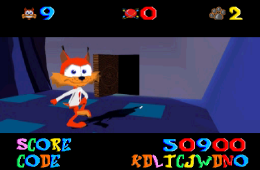 Скриншот из игры «Bubsy 3D»