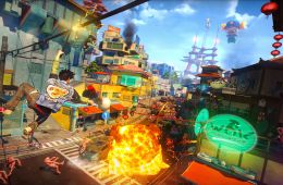 Скриншот из игры «Sunset Overdrive»