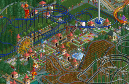 Скриншот из игры «RollerCoaster Tycoon»