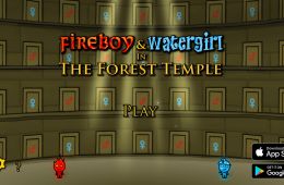 Скриншот из игры «Fireboy and Watergirl in the Forest Temple»