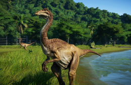 Скриншот из игры «Jurassic World Evolution»