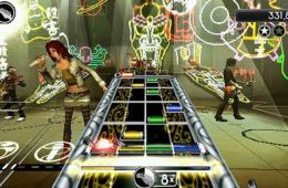 Скриншот из игры «Rock Band Unplugged»