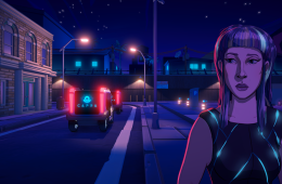 Скриншот из игры «Neo Cab»